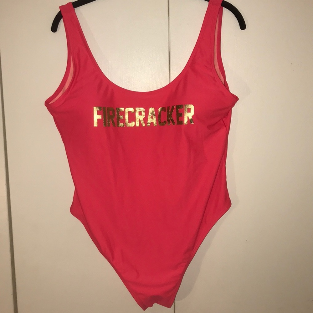 NWOT Victoria’s Secret Firecracker XL one piece